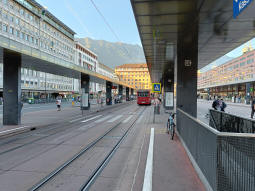 The platforms from the northbound