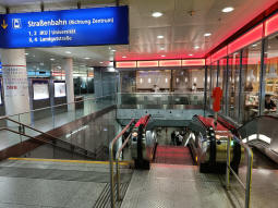 Entrance to northbound platform from railway station