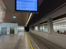 Northbound platform