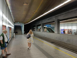 The platforms from the southbound