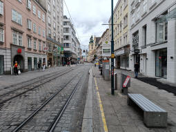 Northbound platform with the southbound in the background