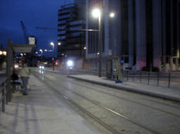 The platforms from the southbound