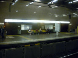 The eastbound platform from the westbound