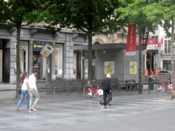 Lift and stairs entrance