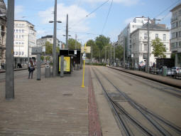 The four platforms, from left: northbound; south-westbound; north-westbound; east- and south-eastbound
