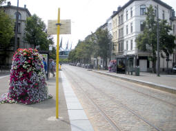 The platforms from the southbound