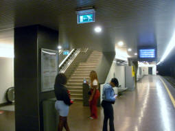 Northbound platform