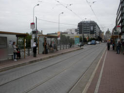 The platforms from the northbound