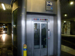 A lift entrance