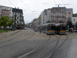The departure platforms