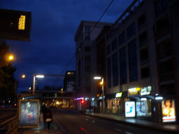 The platforms from the northbound