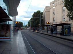 The platforms from the southbound