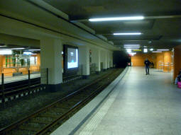 The platform for trams to Sch�rbankstra�e