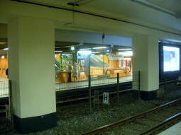 Looking across to the platform for trams to Wanne-Eickel Hauptbahnhof, Dahlhausen and Hattingen Mitte from the platform for trams to Sch�rbankstra�e