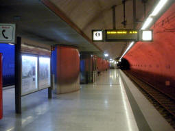 Eastbound platform