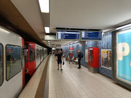 Eastbound platform