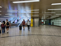 Hauptbahnhof exit from the eastern concourse