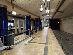 Platforms from the northeast-bound (northwest-bound to the immediate left)