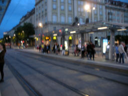 The eastbound platform from the westbound one
