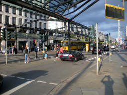The platforms for lines 1, 2 and 4 from the eastbound side