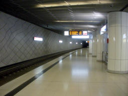 Southbound platform (not south-eastbound)