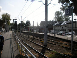 The platforms from by the ramp to the northbound