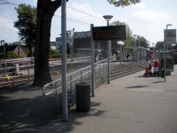 The platforms from by the southbound