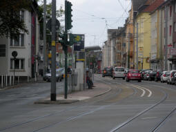 The platform for trams to Rellinghausen Finefraustra�e