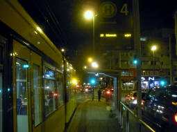 The arrival platform for trams from Germaniaplatz via Essen Hauptbahnhof