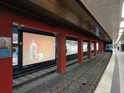 Looking across to the eastbound island platform from the westbound