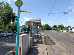 Eastbound stop
