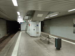 The north-western-most exit from the island platform