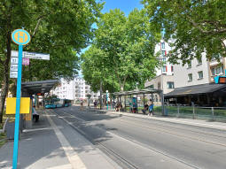Platforms from the eastbound