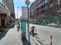 Eastbound stop