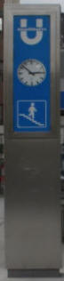 A "U-stadtbahn" sign at Heinrich-K�nig-Platz station