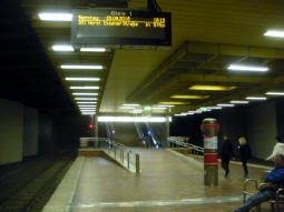 Looking towards the southern exit from the northbound platform