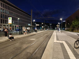 Platforms from the eastbound side