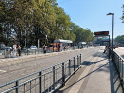 Platforms from by the eastbound