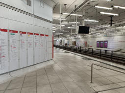 The platforms from the southbound