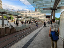 Platforms from the southbound