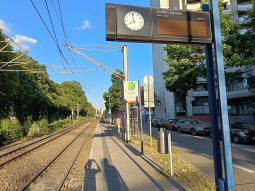 Eastbound platform