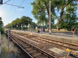 Westbound platform
