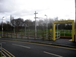 One of the entrances to the station
