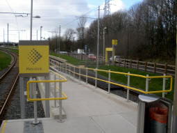 Looking towards one of the exits from the platform