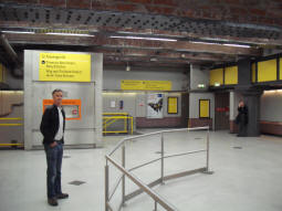 Looking towards the exit to the mainline station