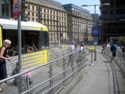 The exit at the Portland Street end