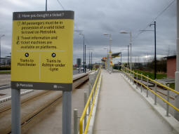 Looking up to the platforms