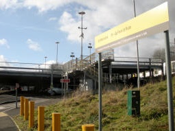 Looking towards the car park