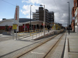 Looking towards the platforms