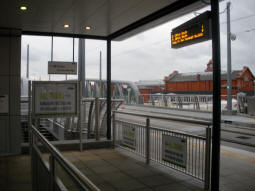 Looking towards the platforms from the top of the stairs to Station Street